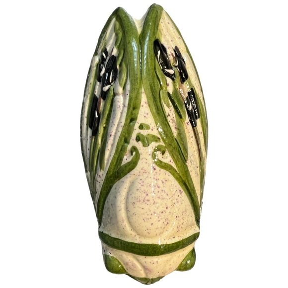 French Cera D'Art CICADA France Provence Pottery Whimsical Insect Decor 4.75" L - Picture 1 of 8
